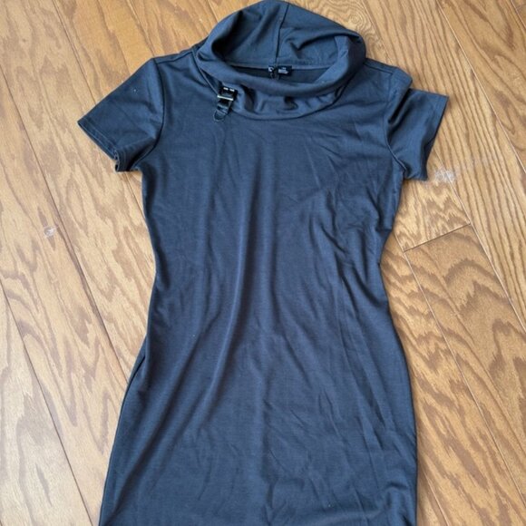 🖤 La Classe Couture T-Shirt Dress | Casual Chic | Soft Stretch | Size Large - Picture 4 of 6